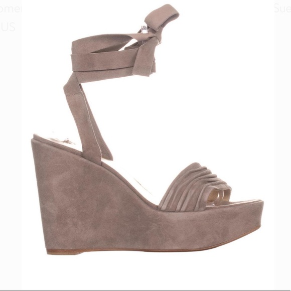NWT suede Stuart Weitzman wedges - Picture 3 of 7